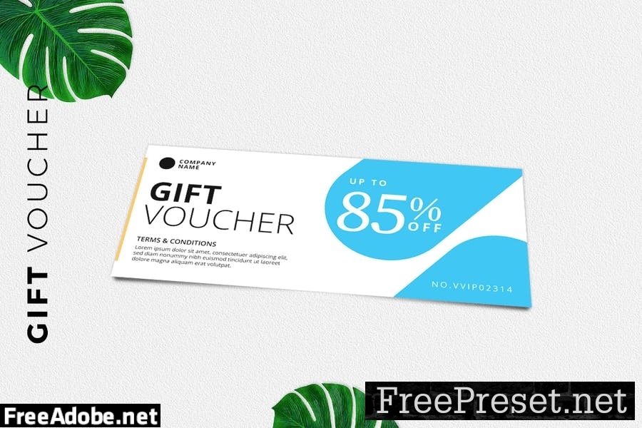 Gift Voucher Card Promotion RQA6GG8