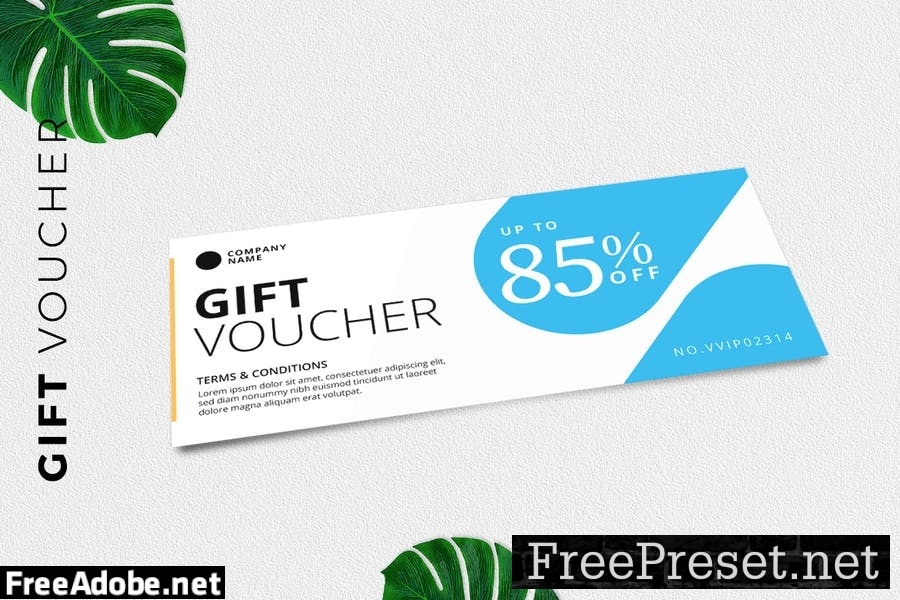 Gift Voucher Card Promotion RQA6GG8