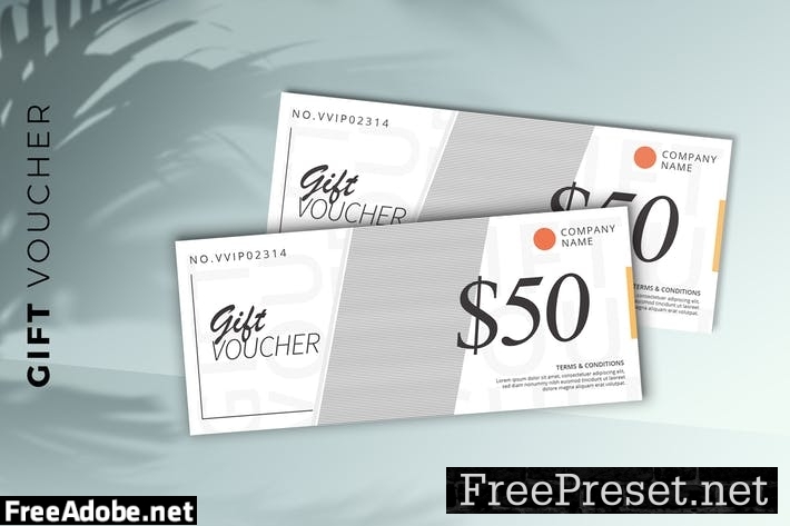 Gift Voucher Card Promotion RX46XVE