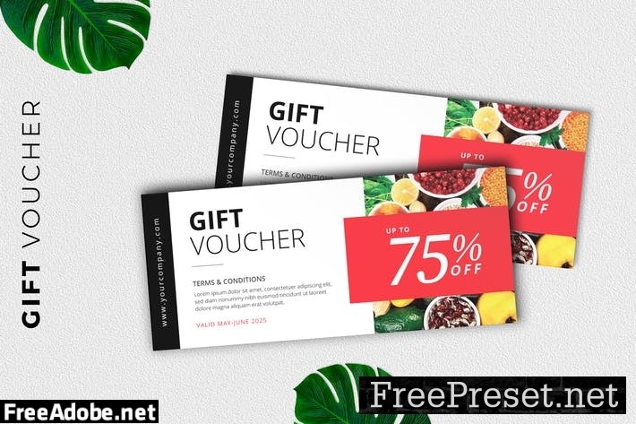 Gift Voucher Card Promotion RZSXL8A