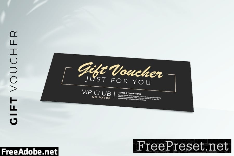 Gift Voucher Card Promotion SPMWQKK