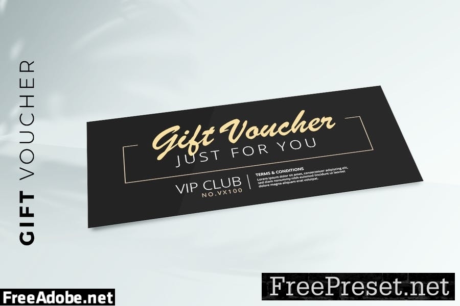 Gift Voucher Card Promotion SPMWQKK