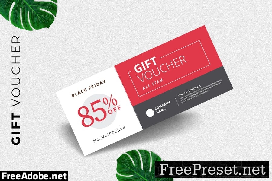 Gift Voucher Card Promotion UJFEKYF