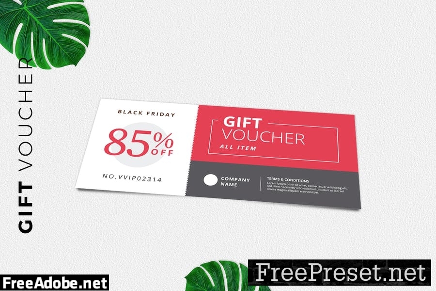 Gift Voucher Card Promotion UJFEKYF