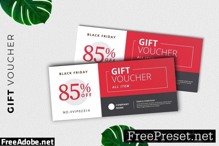 Gift Voucher Card Promotion UJFEKYF