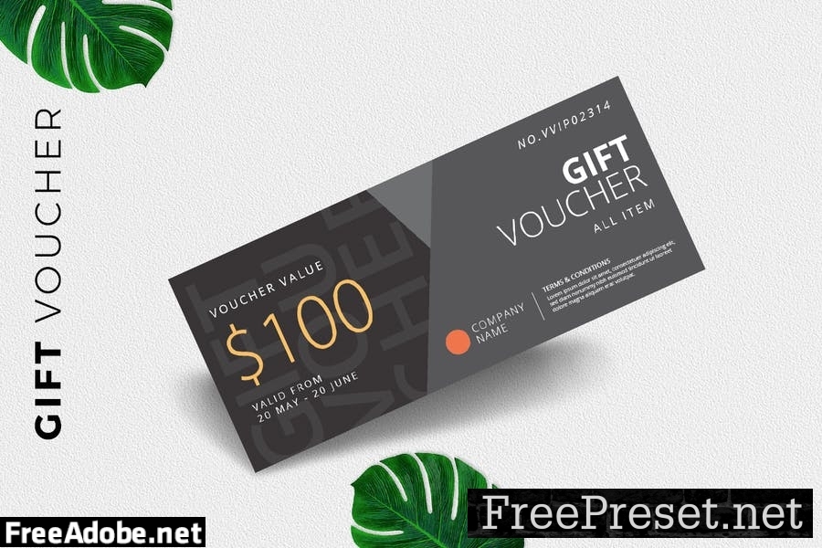 Gift Voucher Card Promotion YMS4E4H