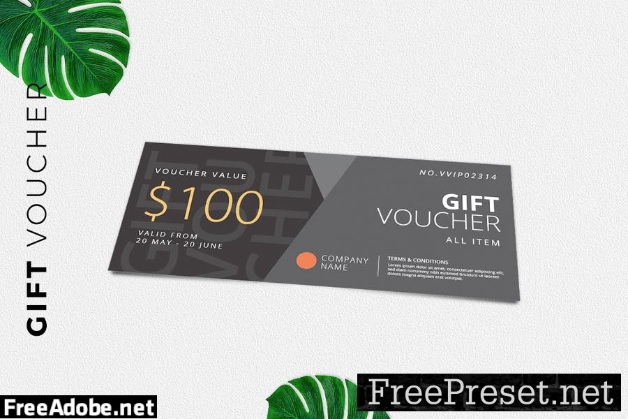 Gift Voucher Card Promotion YMS4E4H