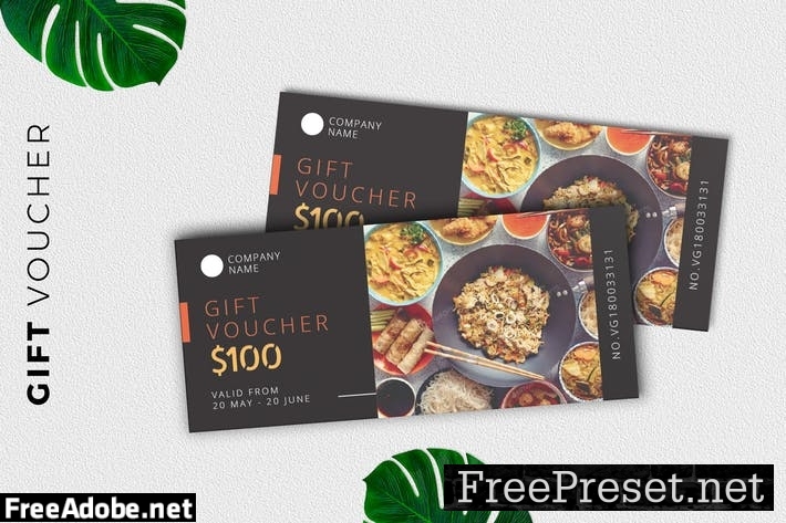 Gift Voucher Card Promotion YVYZPHX