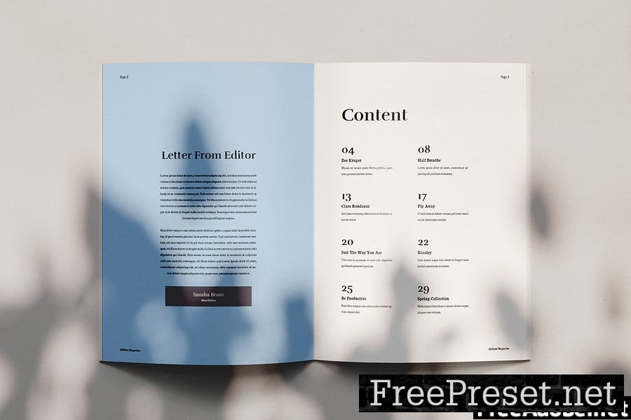 Gillen - Magazine Template Indesign 2KBBXP2