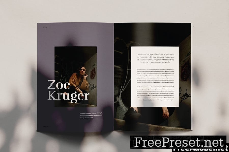 Gillen - Magazine Template Indesign 2KBBXP2