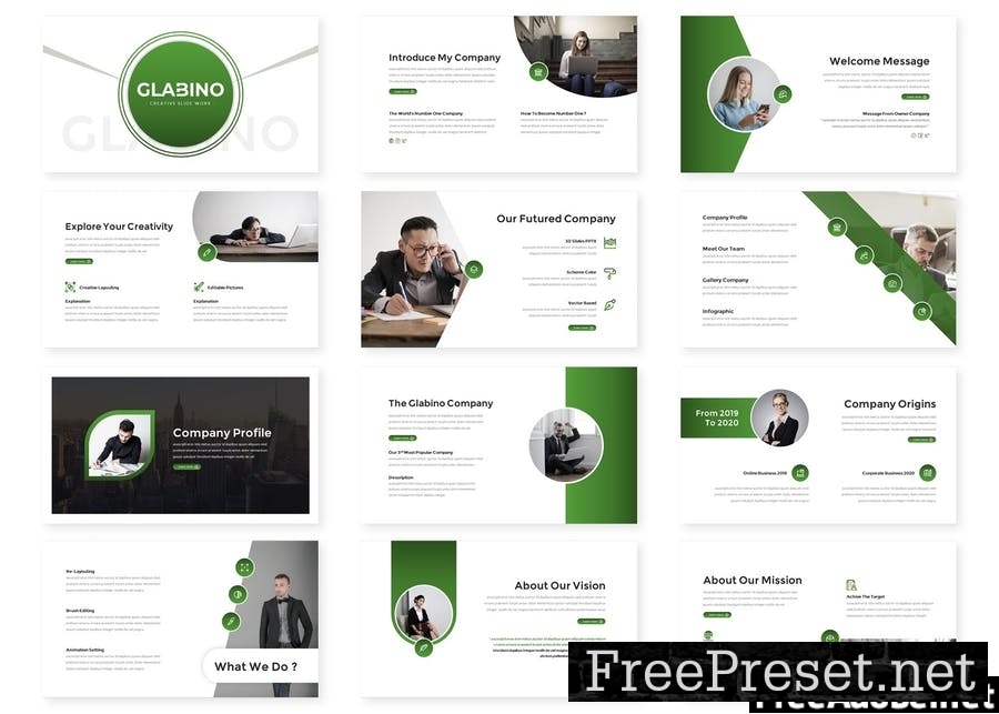 Glabino - Creative Powerpoint Template