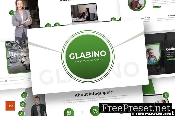 Glabino - Creative Powerpoint Template GZ77KA6