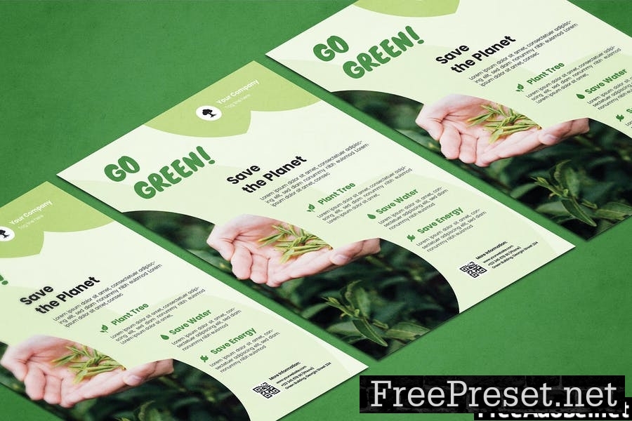 Go Green - Flyer