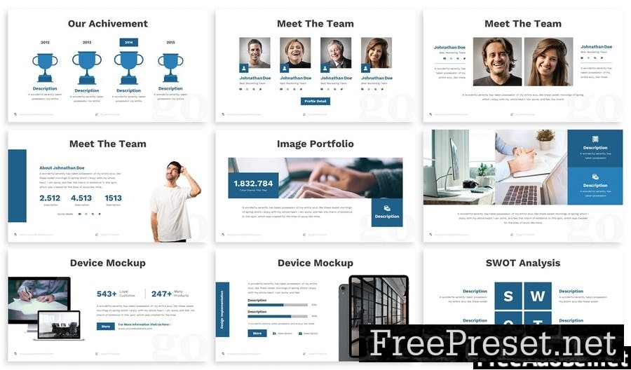 GoFinance - Sales Deck Powerpoint Template 4W4STCU