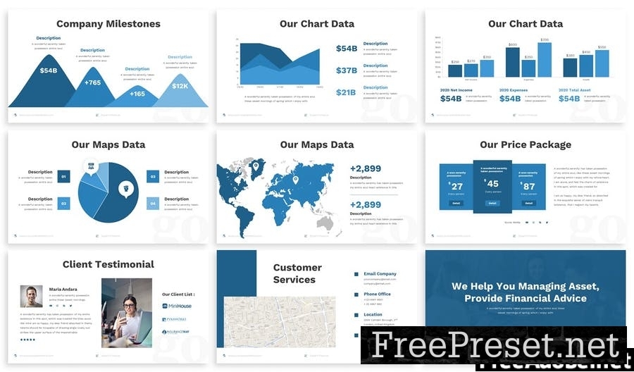 GoFinance - Sales Deck Powerpoint Template 4W4STCU