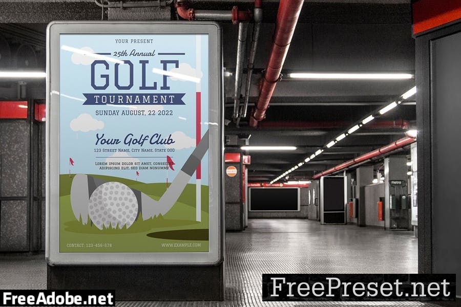 Golf Tournament - Flyer Template