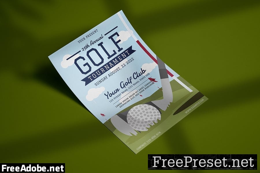 Golf Tournament - Flyer Template