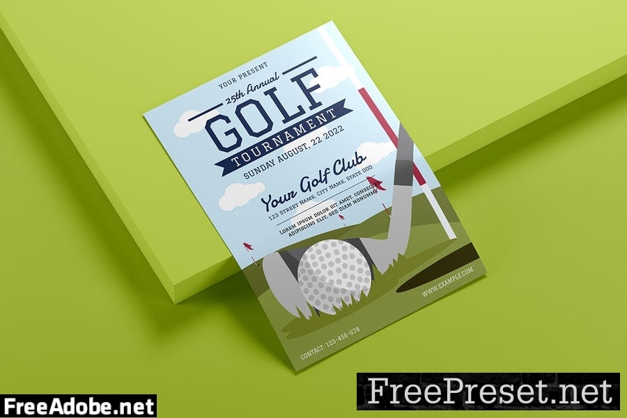 Golf Tournament - Flyer Template