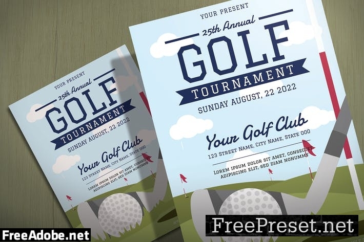 Golf Tournament - Flyer Template DF2HXJV