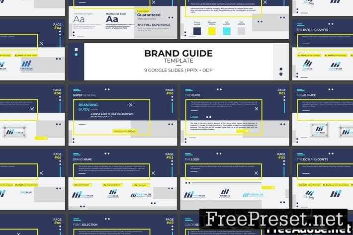 Google Slides Brand Guidelines Template UF7DZS