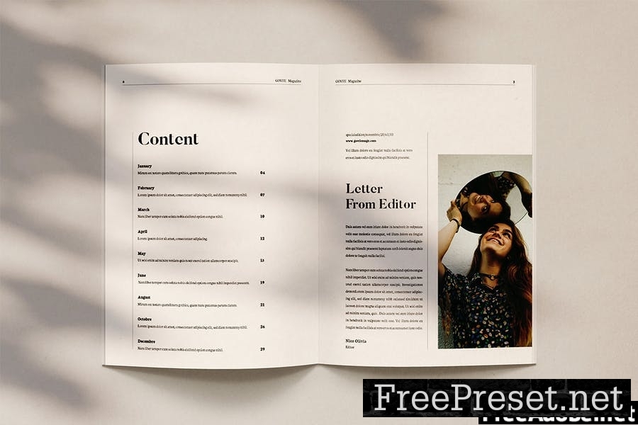 Govfy - Fashion Magazine Template CV6WYA4