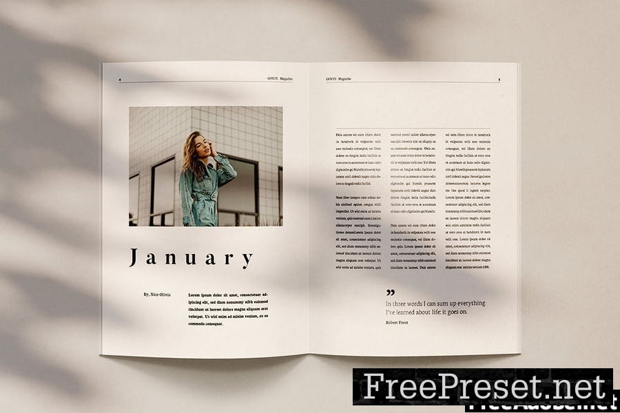 Govfy - Fashion Magazine Template CV6WYA4