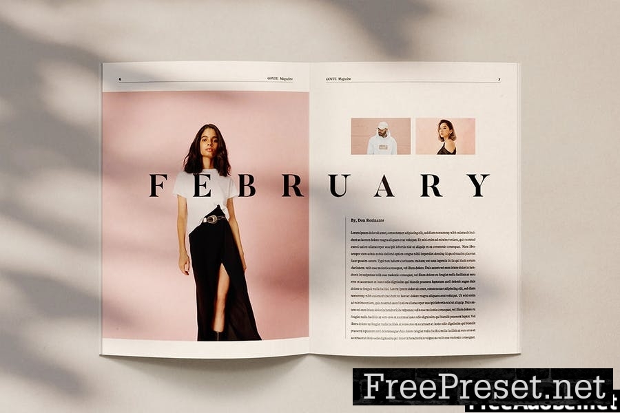 Govfy - Fashion Magazine Template CV6WYA4