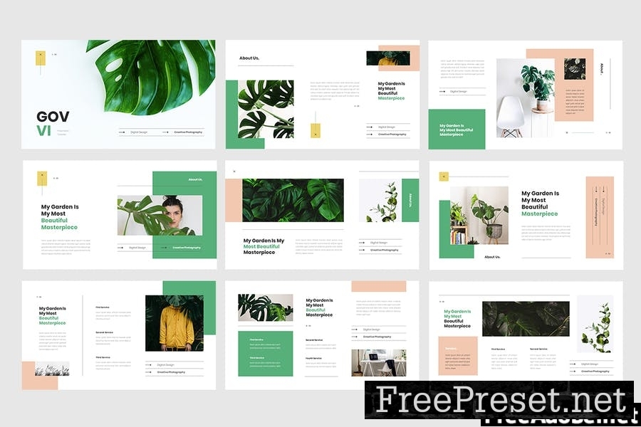 Govvi- Exotic Plant Presentation Template