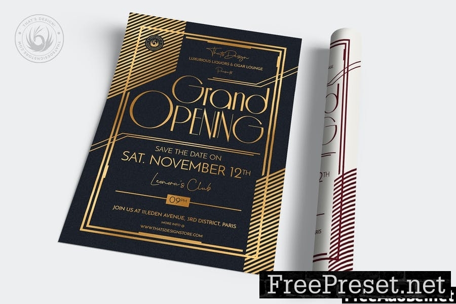 Grand Opening Flyer Template V2