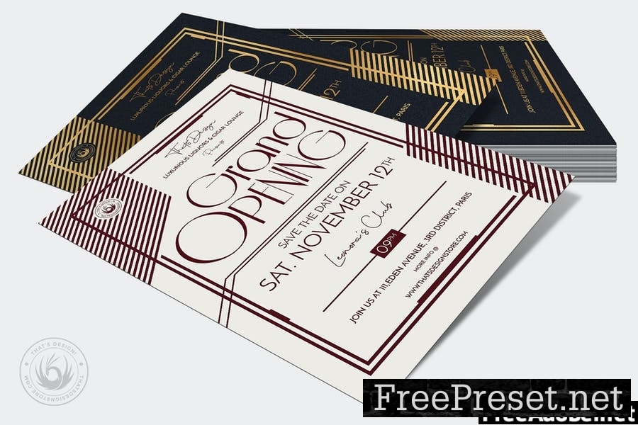 Grand Opening Flyer Template V2