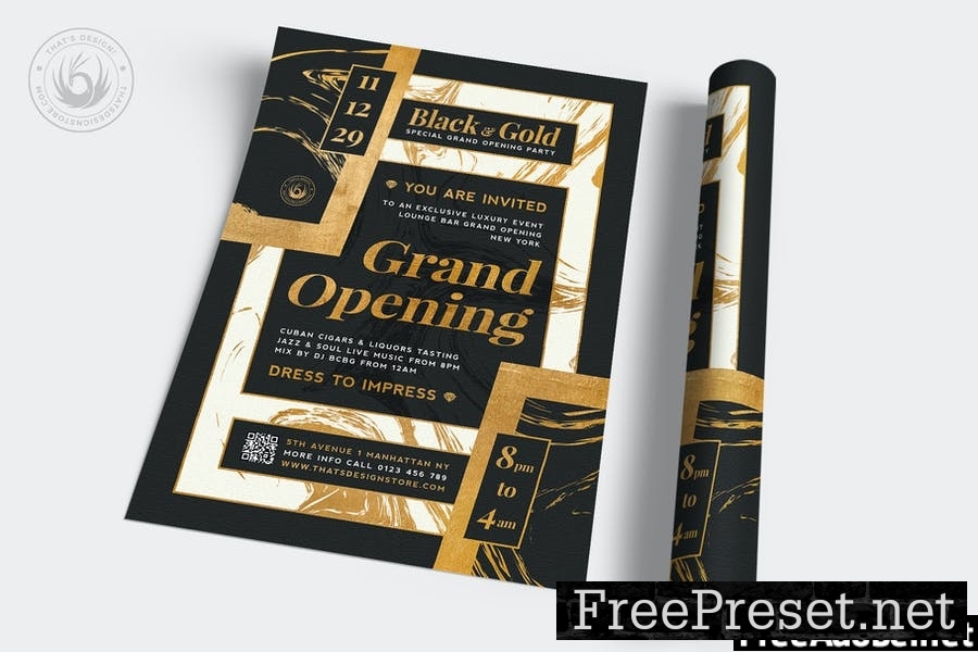 Grand Opening Flyer Template V3