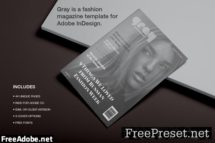 Gray Magazine K9Q8Q3