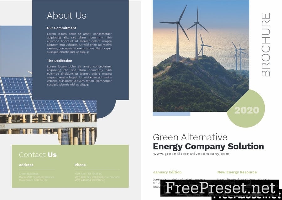 Green Alternative Energy Brochure