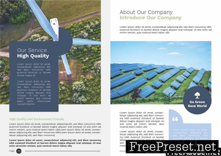 Green Alternative Energy Brochure