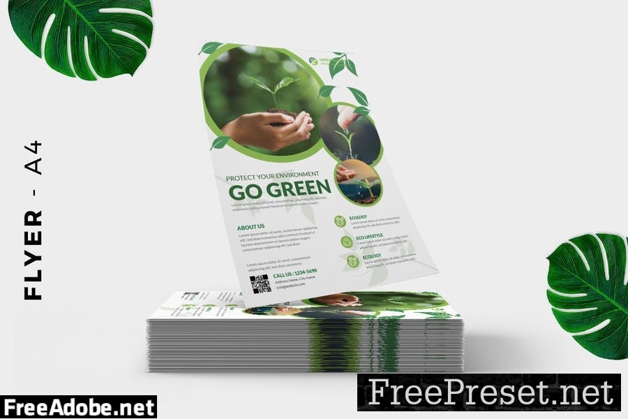 Green Flyer Design