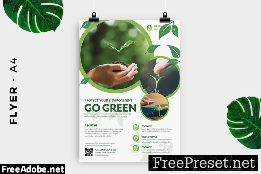 Green Flyer Design