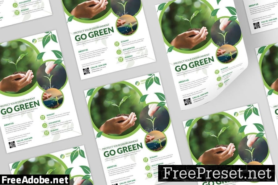 Green Flyer Design