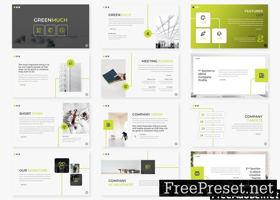 Greenmuch - Presentation Template