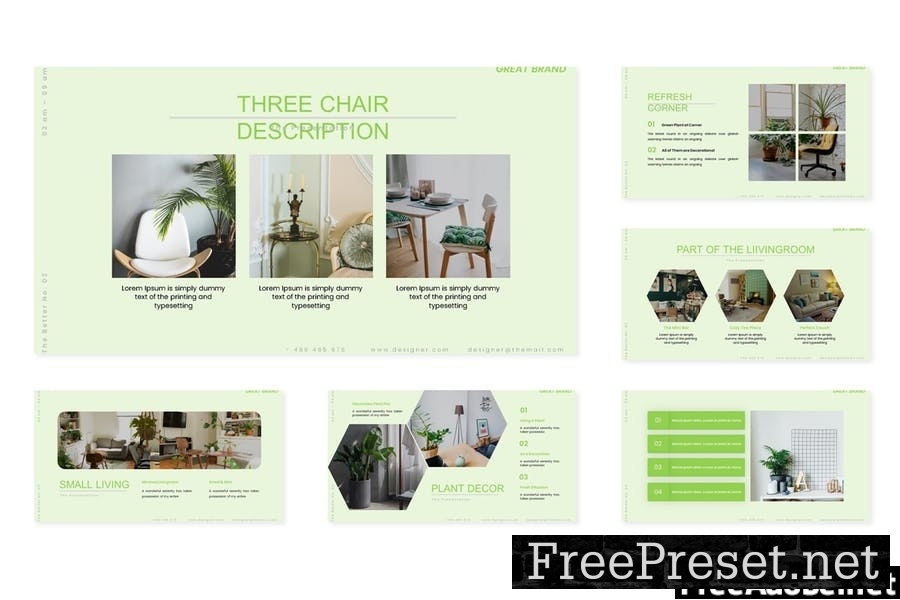 Greenoire - Powerpoint Template F3G9E8L