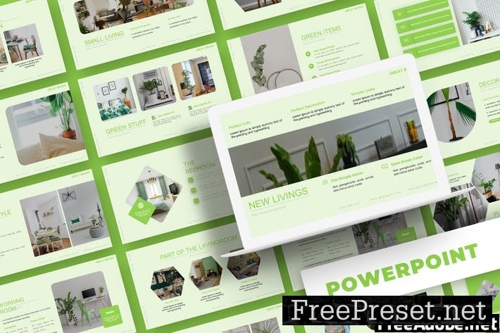 Greenoire - Powerpoint Template F3G9E8L