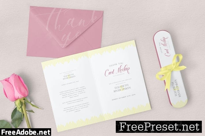 Greeting Card Mockups C95ZRX