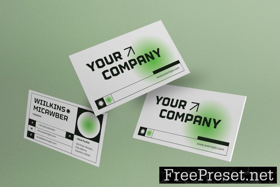 Grey Minimalist Business Card Q329GXG