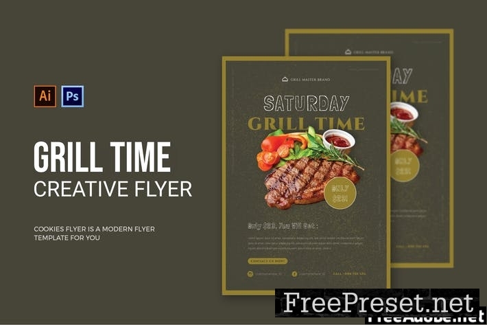 Grill Time - Flyer GBY2R4R