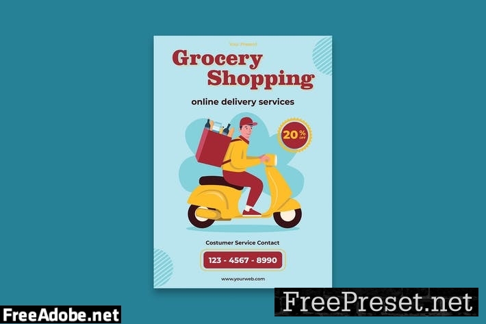 Grocery Poster 5AUVNML