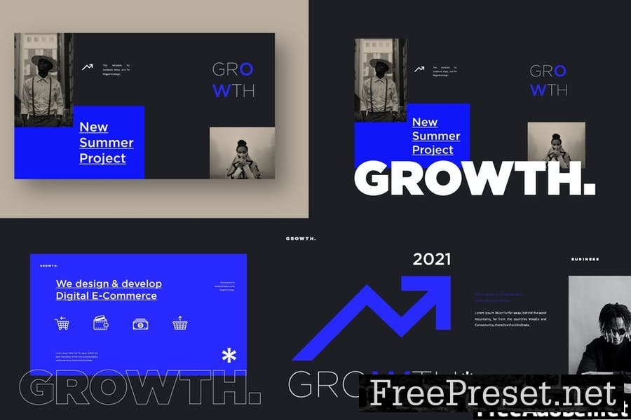 Growth Powerpoint Template ER2UZR6