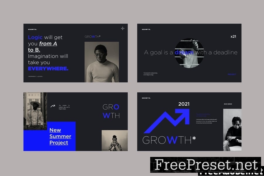 Growth Powerpoint Template ER2UZR6