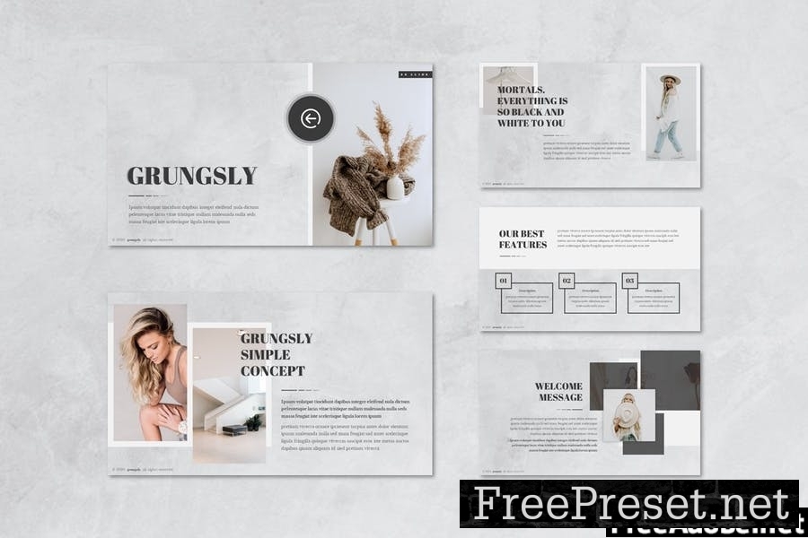 Grungsly - Presentation Template