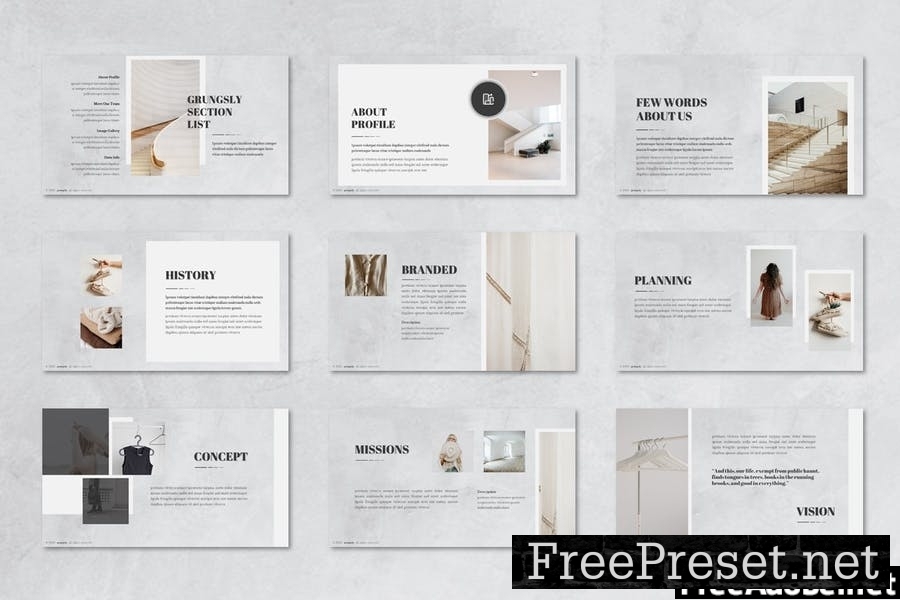 Grungsly - Presentation Template