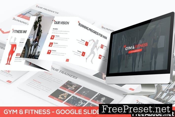 Gym & Fitness - Google Slides Template WRS4MH