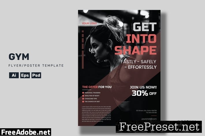 Gym - Flyer Template 3UHMNC4